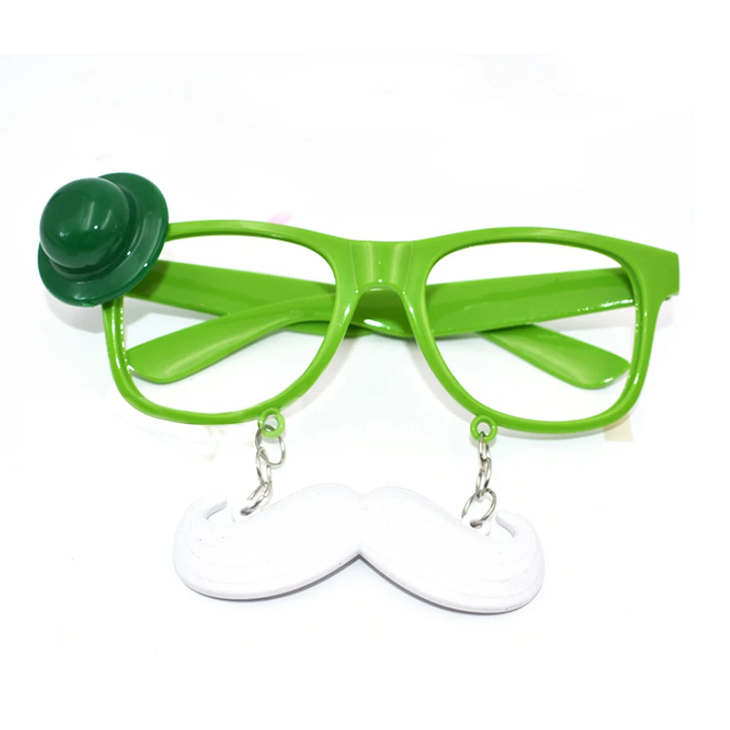 

Cute Funny St' Patrick's Day Glasses Creative Novelty Eyeglasses Photo Prop Party Decoration Supplies With Mustache