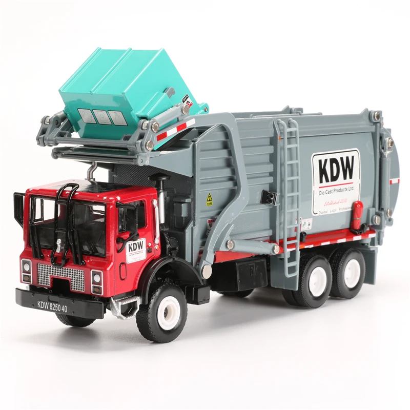 orange bin lorry toy