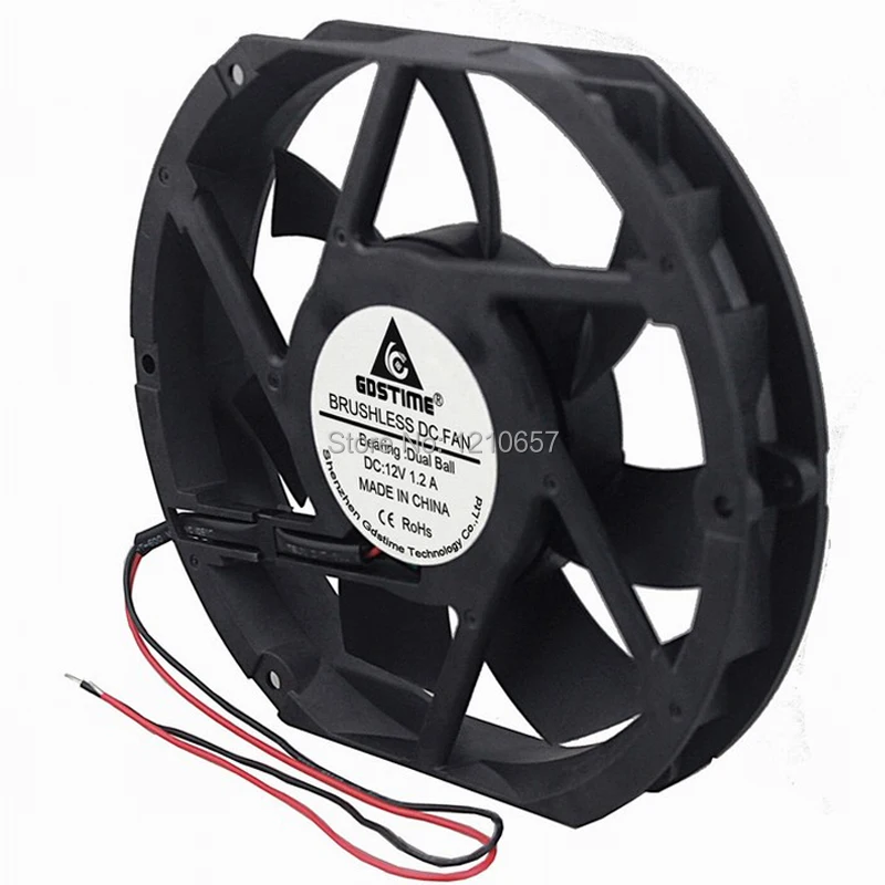 Gdstime 17225 172 мм x 150 25 DC 12 В двойной шарикоподшипник осевой промышленный охлаждающий