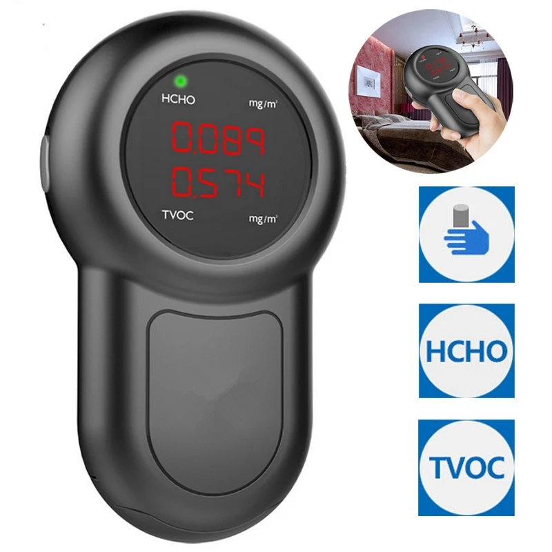 

Best Promotions Mini Digital Air Quality Tester Formaldehyde Detector HCHO Meter Formaldehyde Tester Sensor Air Analyzers Unit