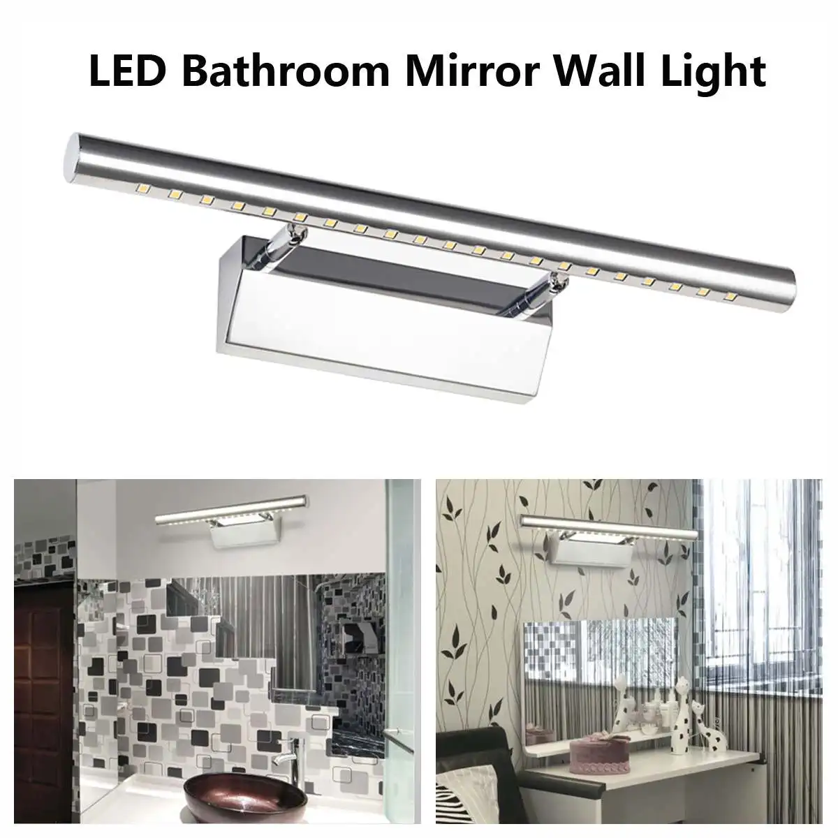 

5W Bathroom Mirror LED Light 85-265V Mini Style Warm White led Wall Lamp Modern Lighting Lampes Applique Fog Proof Led Headlight