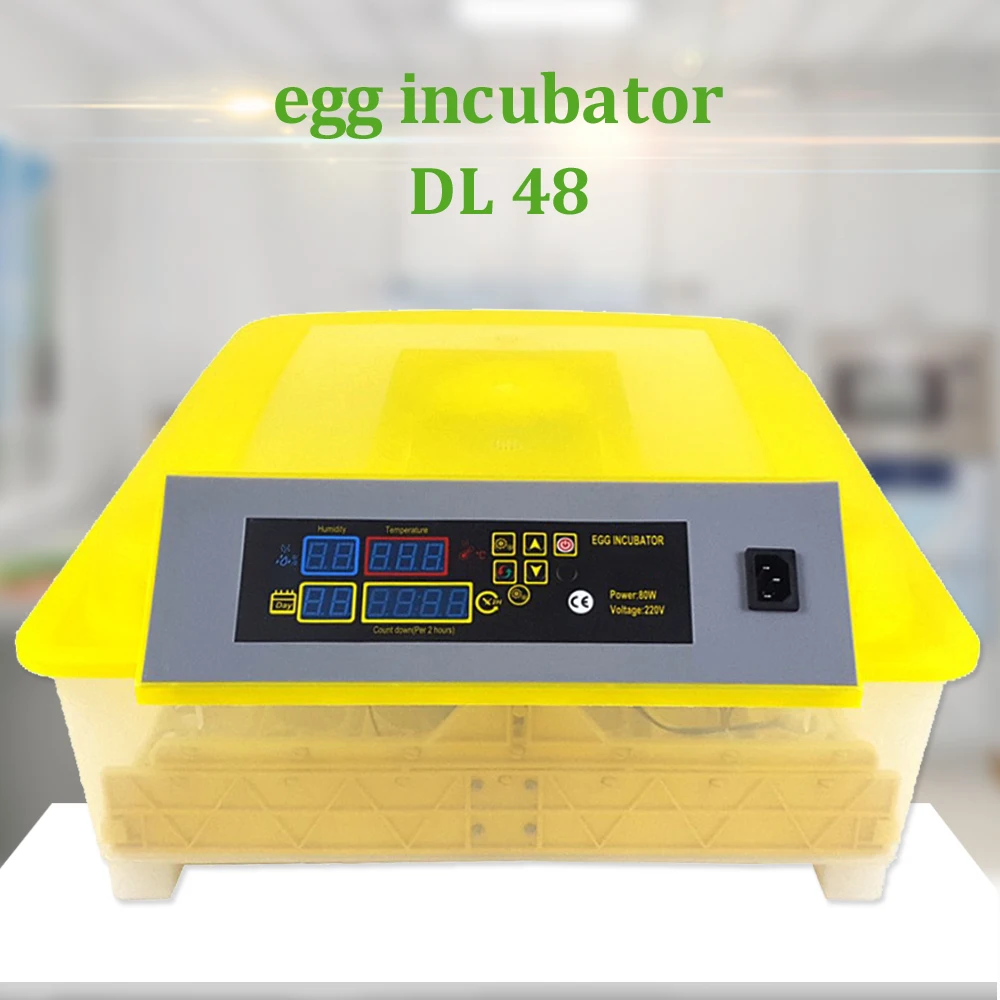 

Automatic 48 Led Display Egg Incubator Mini Home Use Poultry Hatchery Machine Farm Egg Hatcher