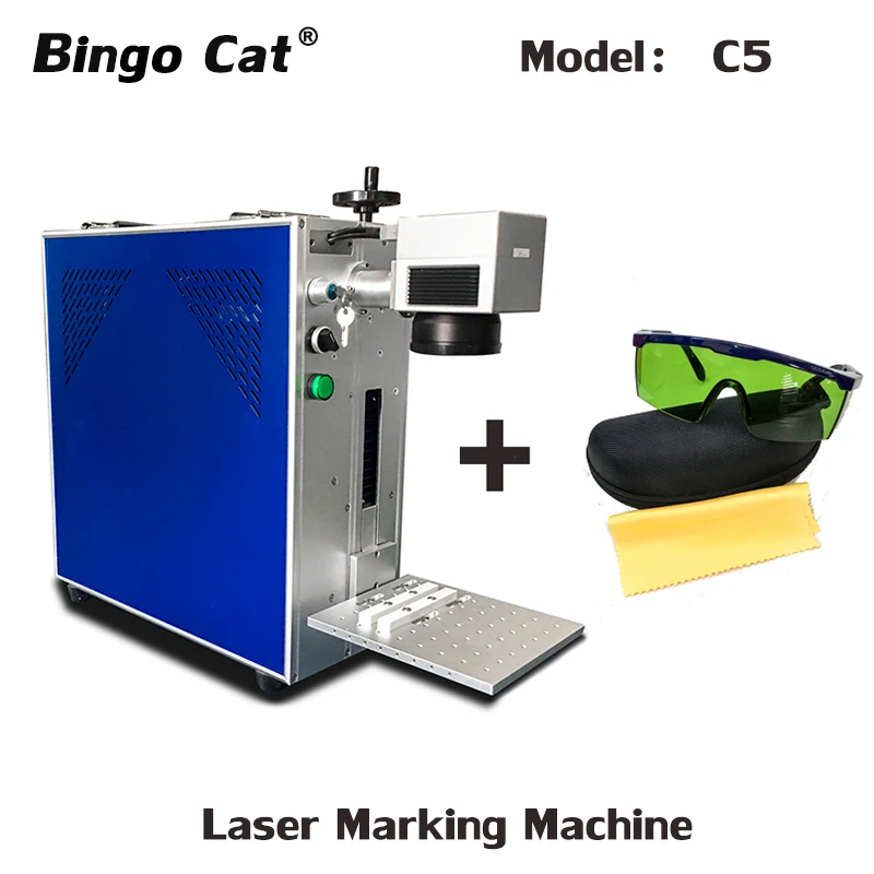 C5 20W Fiber Laser Cutting Machine Used For Removing Frame Screen For iPhone X Xs Max 8 8+ Back Glass Cover And Custom Marking