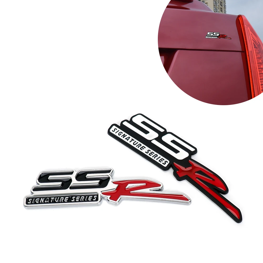 

Chrome 3D Metal Emblem Badge Stciker SSR SIGNATURE SERIES Car Sticker for Chevrolet Camaro Silverado Corvette Traverse Nameplate