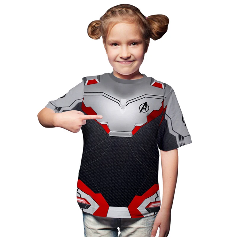 Kids T-shirt Avengers Endgame Quantum Realm Cosplay Costume Tops Boys Girls Avengers Endgame Short Sleeve T shirt Tee Kids T-shirt Avengers Endgame Quantum Realm Cosplay Costume Tops Boys Girls Avengers Endgame Short Sleeve T shirt Tee