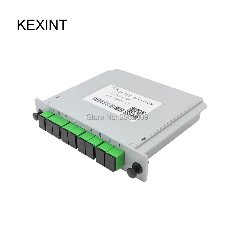 KEXINT PLC сплиттер SC/APC 1*8 вставка LGX тип кассеты волоконно оптический/10 шт.|fiber optic|sc