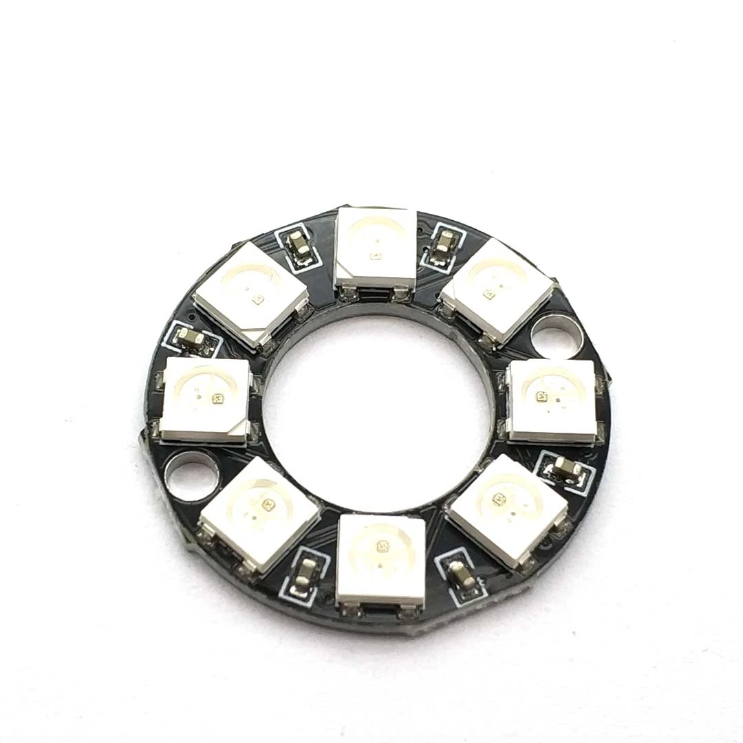 

8 Bits WS2812 5050 RGB LED Ring Lamp Light With Integrated Drivers For Uno Diy Kit