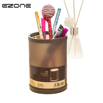 

EZONE 1PC Simple DIY Desktop Pen Holder 4 Color Detachable Desktop Collection Box Grinding Plastic Office School Supplies