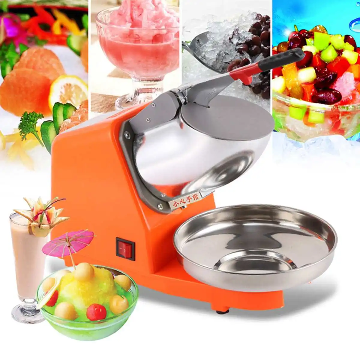380W 65KG/Hr Electric bar cocktail ice crusher shaver machine Smoothie Machine Ice Shaver цена 380W 65KG/Hr Electric bar cocktail ice crusher shaver machine Smoothie Machine Ice Shaver цены онлайн