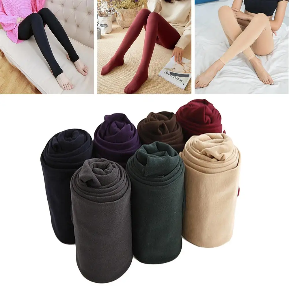 

2018 New Fashion Casual Warm Faux Velvet Winter Leggins Women Leggings Knitted Thick Slim Women Legins Woman Solid Pants