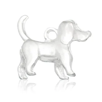 

Charm Pendants Dog Animal Silver Plated 16x15mm,30PCs (B31885)