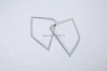 

MONTFORD Car Accessories For Mitsubishi Eclipse Cross 2017 2018 2019 ABS Chrome Exterior Front Fog Lamp Light Cover Trims 2Pcs