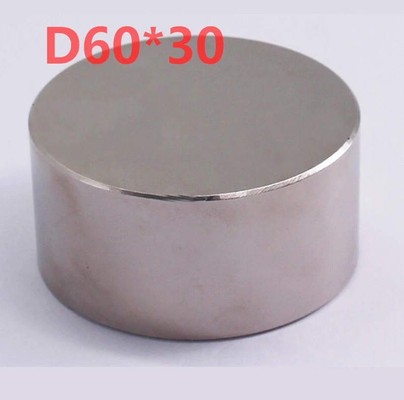 Неодимовый Магнит N50 супермощный Редкоземельный 60x30 1 шт.|Магнитные материалы| |