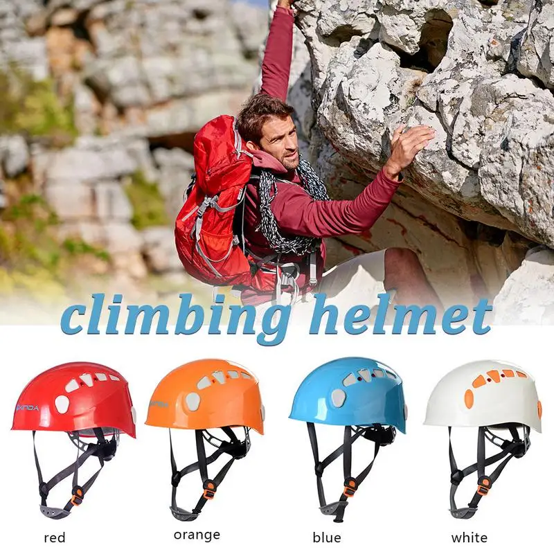 

Unisex Outdoor Downhill Climbing Helmets Riding Mountaineering Tunnel Cable Drop Rescue Helmet Drifting Equipment Helmet
