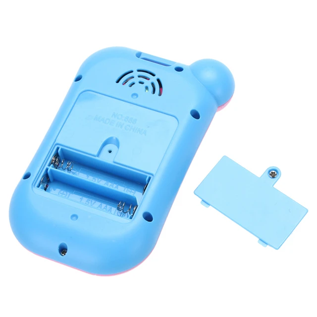 Plastic Baby Toy Phone Learning Musical Cell Phone Songs Animals Sound Simulated Mobile Phone Kids Educational Toy Stop Crying 6