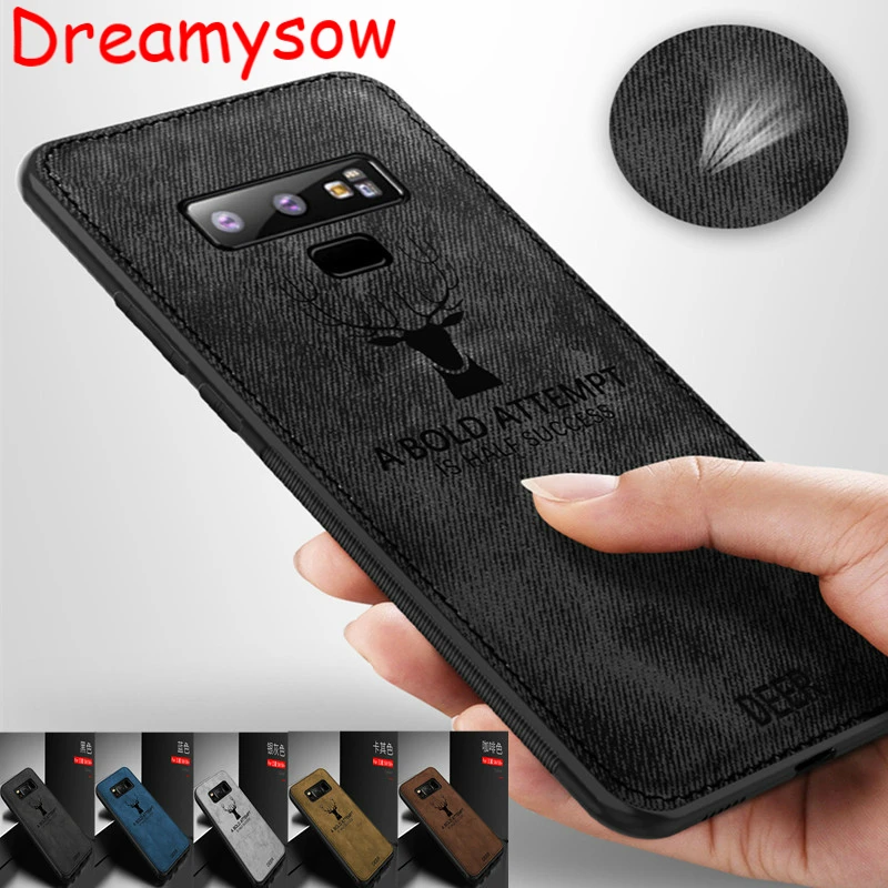 

Cloth Fabric Deer Phone Case For Samsung Galaxy M20 M30 M10 A50 A30 S10 E S10Plus S9 S8 Note9 8 J4 J6 A9 A6 A8 Plus 2018 S7 Case