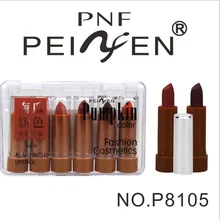 Matte Lipstick batom mate Long Lasting Matte Metallic Lipstick Waterproof Sexy Red Glitter Lip Gloss Cosmetic Matte
