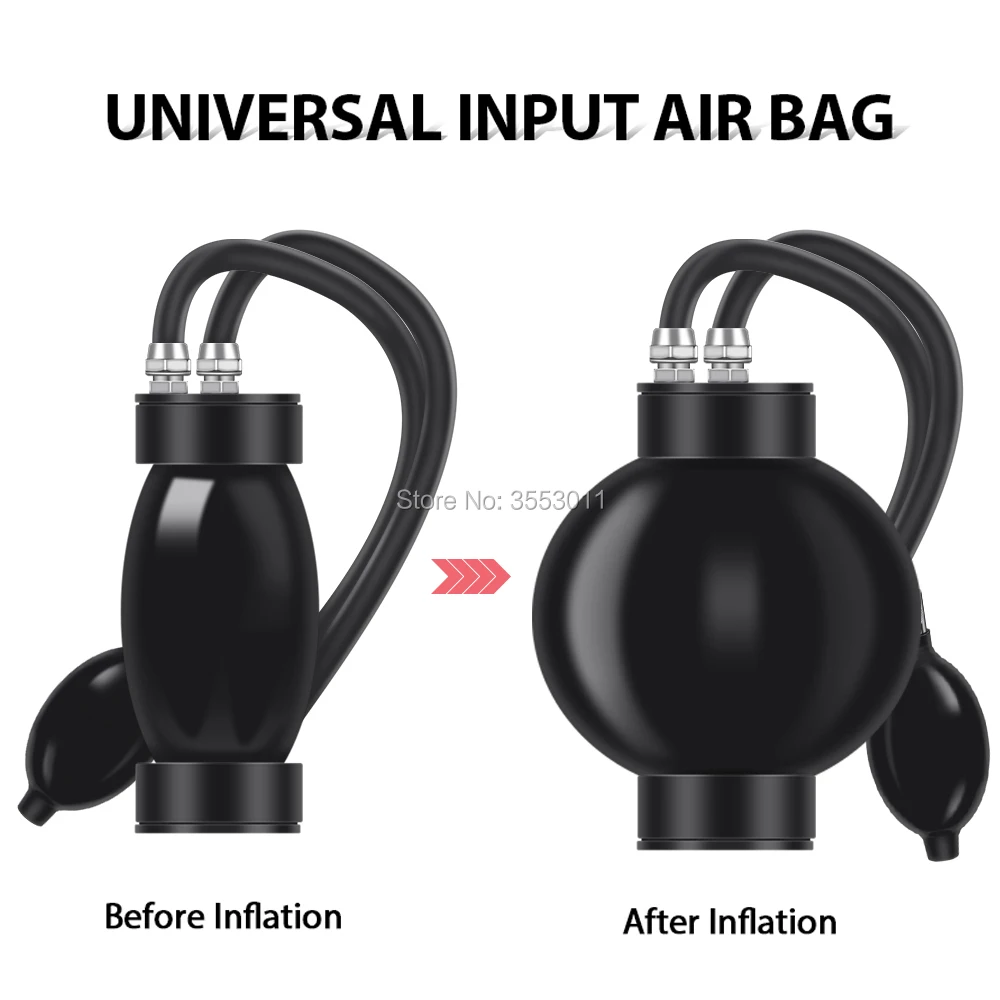 

Quick Intake Adaptor Universal Inflatable Block Off Bladder For Car Automobiles Smoke Leak Detector Diagostic Tool Input Air Bag