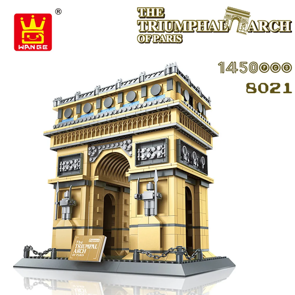 

The Triumphal Arch of Paris Building Blocks Model World's Great Architecture Series Famous Building Model Blocks City Brick Toys