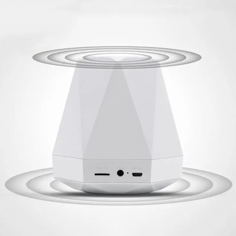 Bluetooth мини динамик домашний инновационный будильник с цветным светодиодный