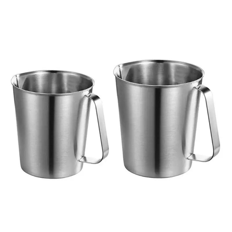 500ml/700ml Stainless Steel Measuring Cup Thicker Graduated Baking Liquid Milk Coffee Mug Kitchen Gadgets 500ml/700ml Stainless Steel Measuring Cup Thicker Graduated Baking Liquid Milk Coffee Mug Kitchen Gadgets
