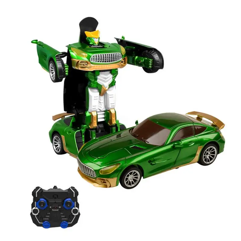 

2 in 1 RC Car Sports 1:16 Car Transformation Robots Models Remote Control Deformation Car RC fighting toy Kids New year present