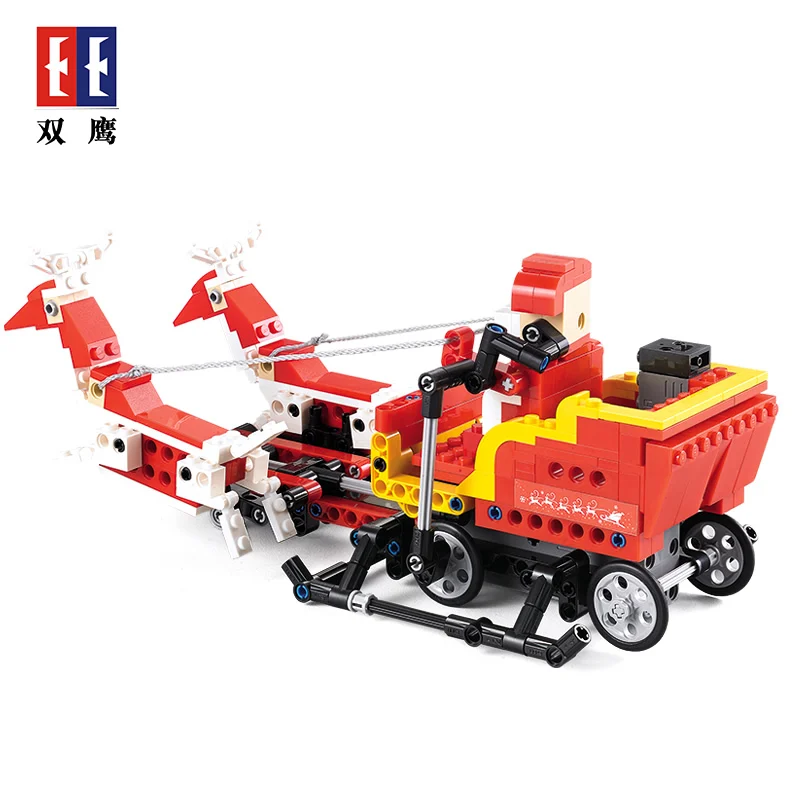 Murah Cada Double E 439 Pcs 2 In 1 0.36Km Jam Santa Claus Transformasi Kereta Luncur Anak Bangunan RC Blok Merakit listrik Mainan Anak anak Harga Cada Double E 439 Pcs 2 In 1 0.36Km Jam Santa Claus Transformasi Kereta Luncur Anak Bangunan RC Blok Merakit listrik Mainan Anak anak