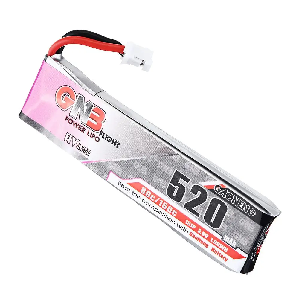 1PCS Gaoneng 3.8V 520mAh 80C 1S HV 4.35V PH2.0 Plug Lipo Battery for Emax Tinyhawk Kingkong/LDARC TINY | Игрушки и хобби