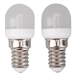 E14 мини энергосберегающая лампа для холодильника свет AC220-240V 2 Вт морозильник светодио дный лампа