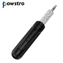 Powstro беспроводной Bluetooth 4,1 аудио адаптер приемник мм 3,5 мм Hands Free AUX для наушников динамик потокового воспроизведения музыки звук системы