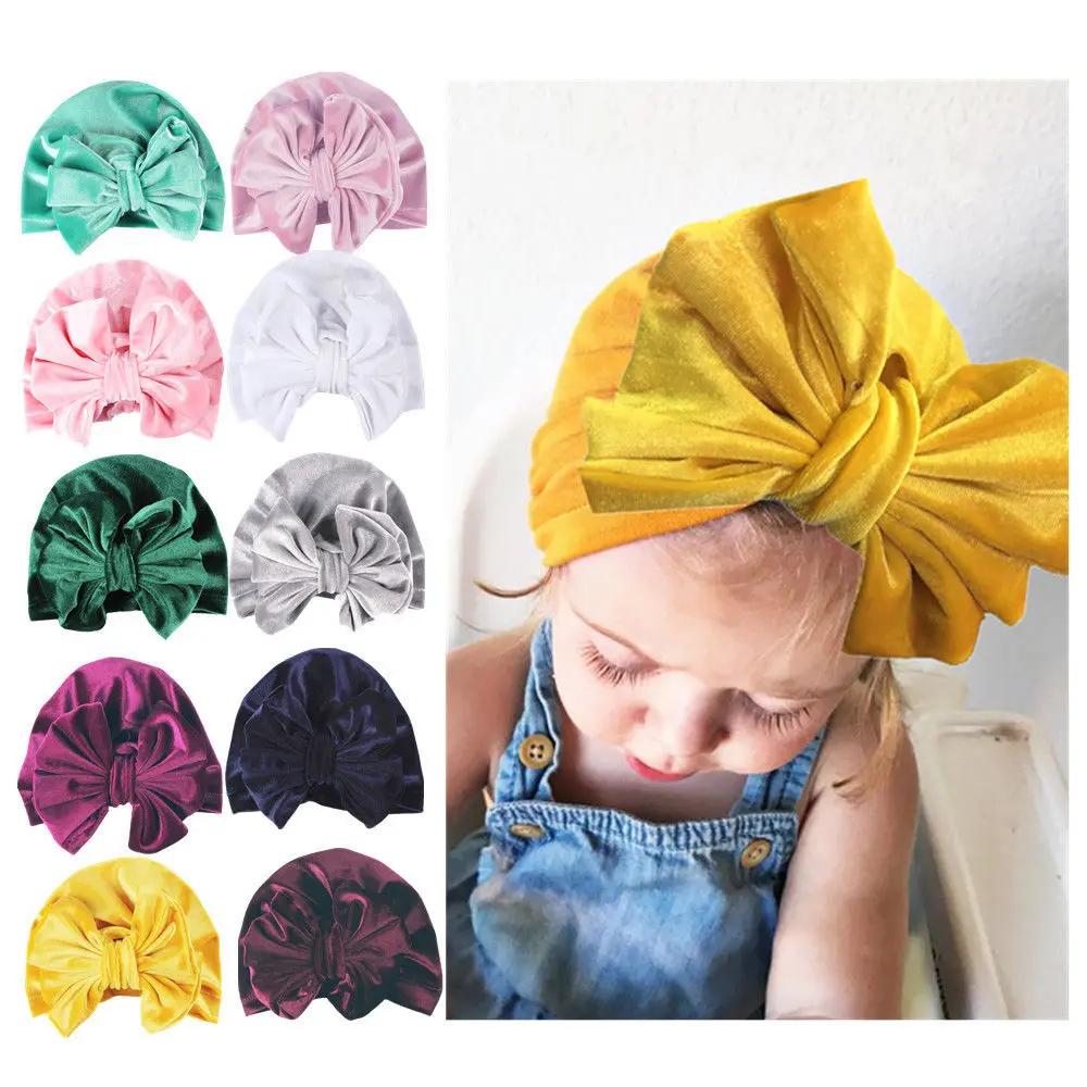 

New Style Baby Girls Boys Pleuche Warm Hat Kids Ski Cap Photograph Beanie Cap for 6M-4Y