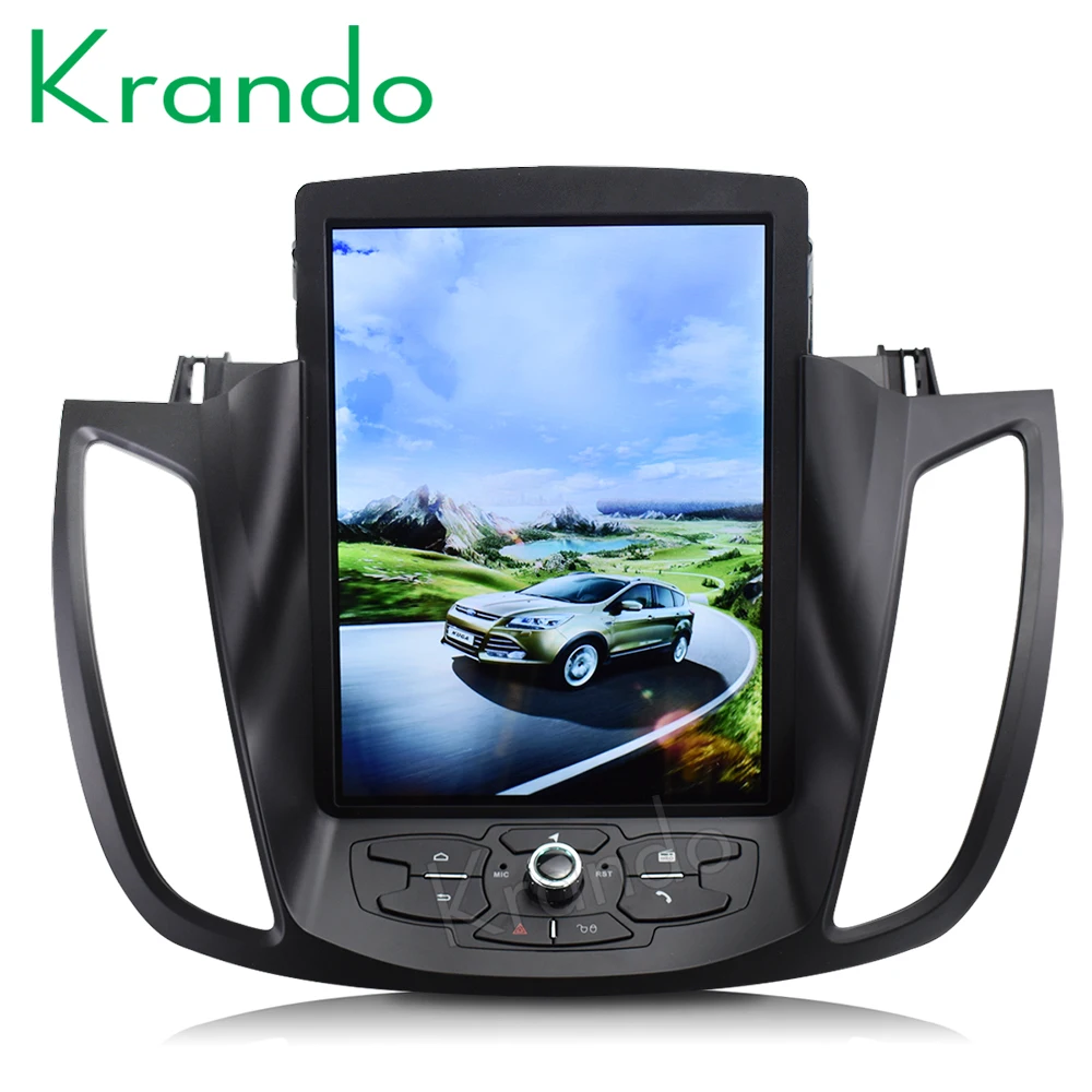 

Krando Android 8.1 10.4" Tesla Vertical car radio gps multimedia player for ford Kuga Escape 2013-2017 navigation system