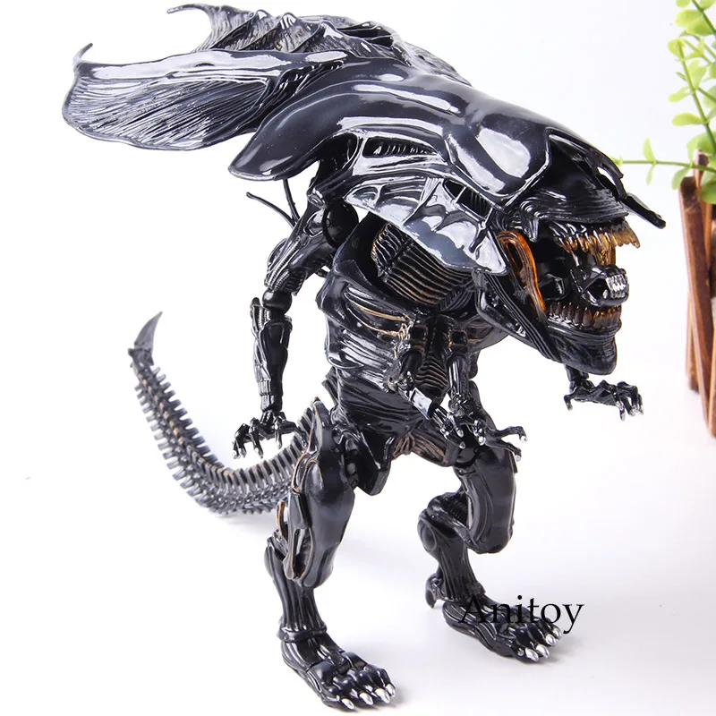 Инопланетяне гибридные металлические фигурки#047 Xenomorph инопланетянин королева ПВХ королева инопланетянин игрушка фигурка экшн Коллекция Модель игрушки