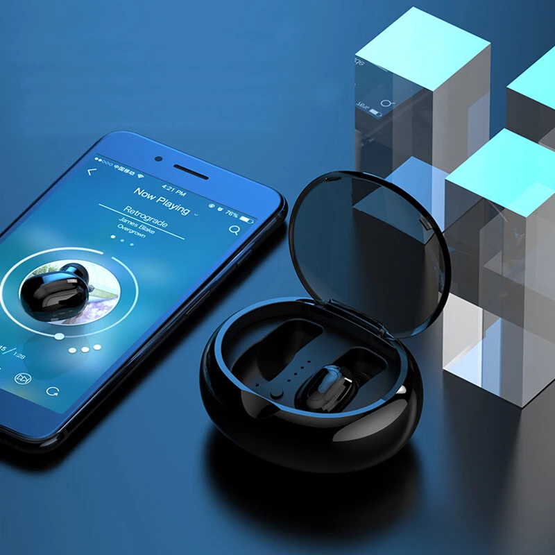 OKSJ X5 настоящая Беспроводная bluetooth гарнитура бизнес наушники в ухо мини
