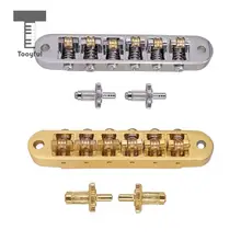 Tooyful прочный 1 комплект роликовое седло стопорный мост с шпильками для LP электрогитары мост