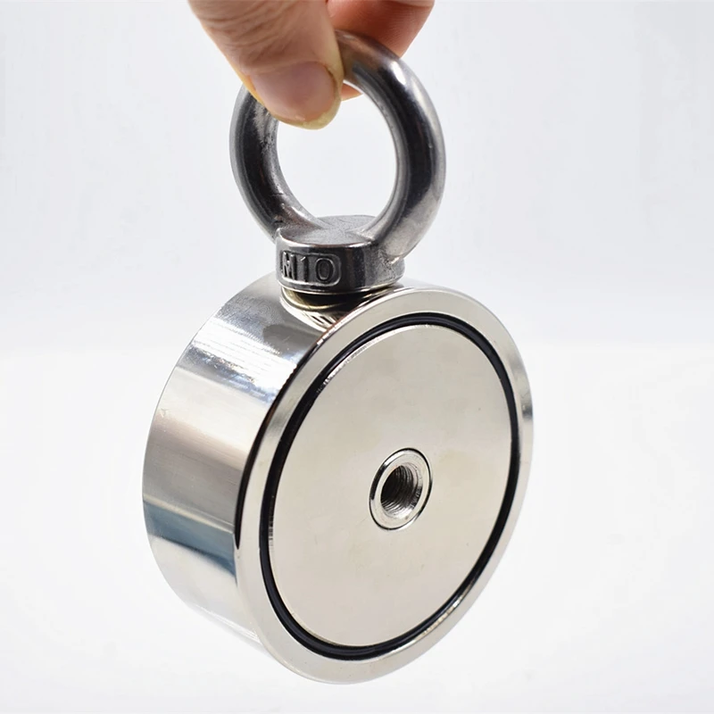 

Strong Neodymium Magnet Double Side Search Magnet Hook Super Power Salvage Fishing Magnetic Stell Cup Holder