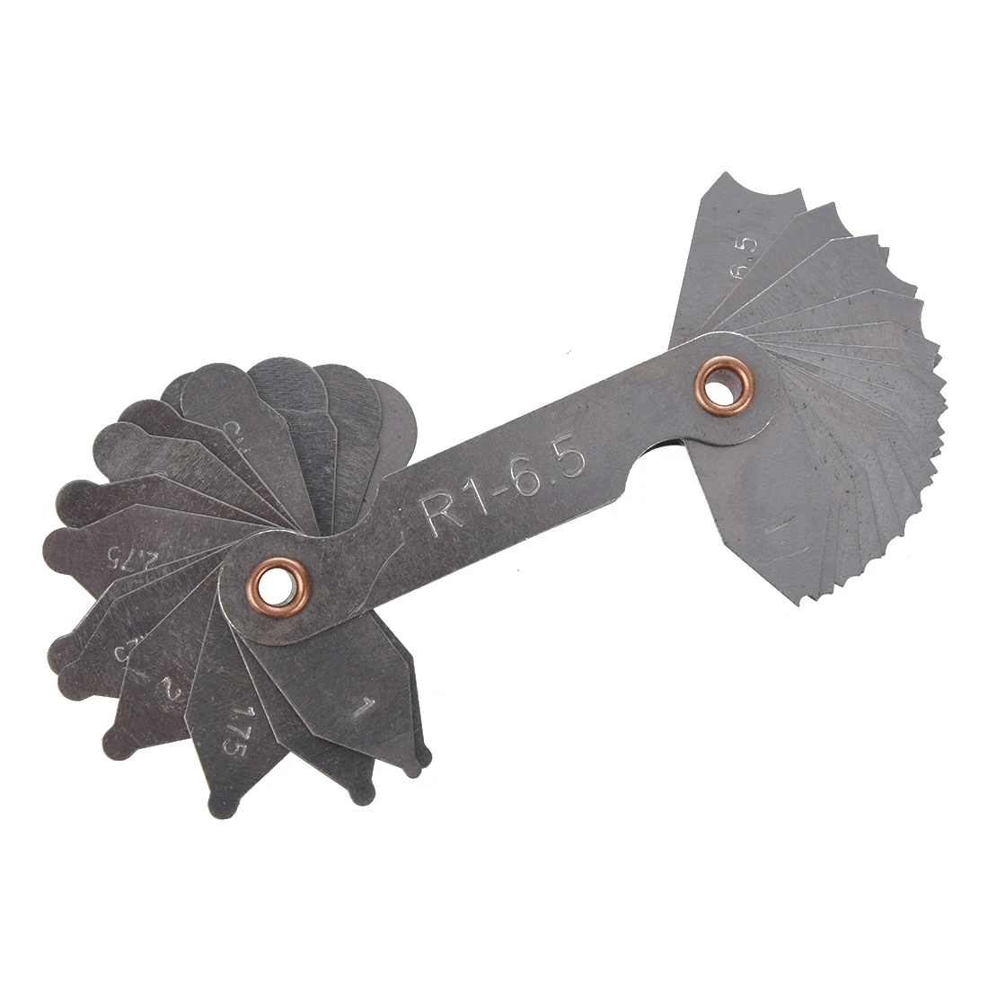 

R1-6.5mm Pocket Measure Tool 32 Leaves Radius Gauge Gage