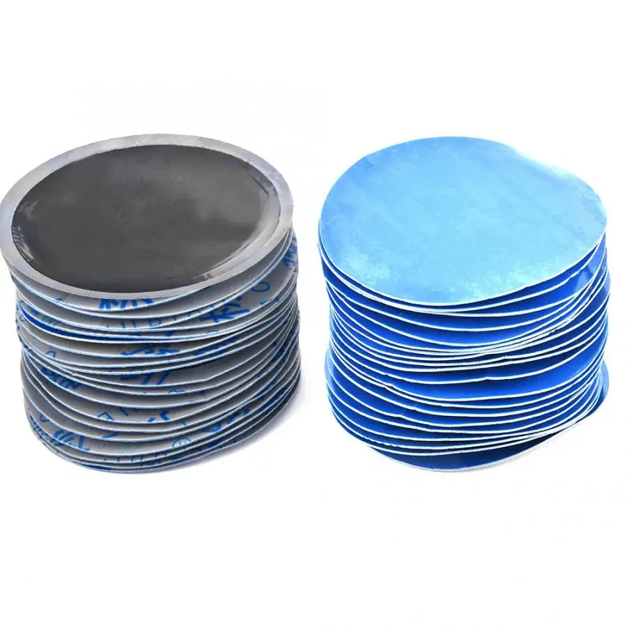 

80Pcs/Box 58mm Car Round Natural Rubber Tire Tyre Puncture Repair Cold Patch Tubeless Patches automobiles garage tools