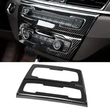 Углеродное волокно стиль салона автомобиля центральная консоль CD панель накладка для BMW X1 F48 автомобильные аксессуары