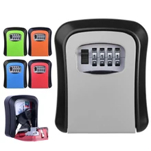 4 Digit Metal Outdoor Safe Key Box Key Storage Organizer Box Security Storage Lock Box Outdoor Wall Mount Case Storage Tools 4 Digit Metal Outdoor Safe Key Box Key Storage Organizer Box Security Storage Lock Box Outdoor Wall Mount Case Storage Tools
