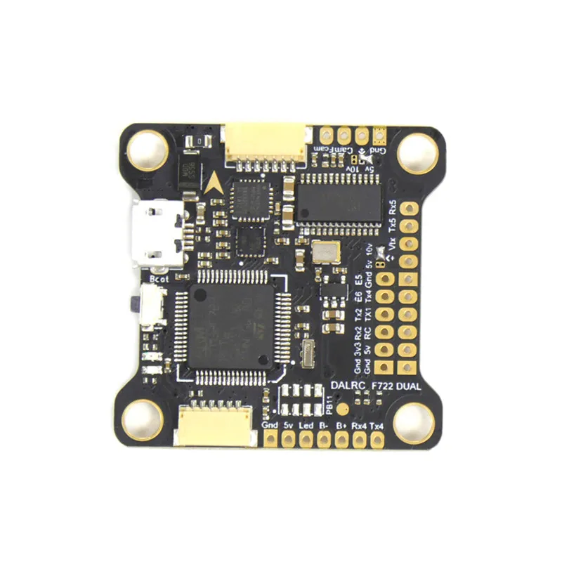 30,5*30,5 мм DALRC Rocket 50A/45A 3-6S Blheli_32 DSHOT1200 готов 4 в 1 ESC& F722 двойной STM32F722RGT6 F7 набор полетных контроллеров