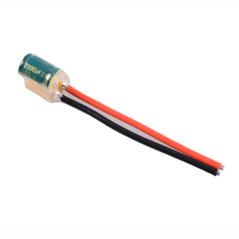 XT60 CAP 2200 мкФ 25V 2 6S Power LC модуль фильтра для контроллера полета VTX модели