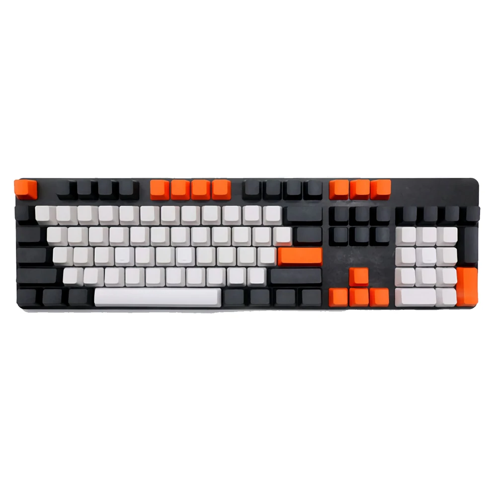  104 Key OEM Profile PBT Thicken Keycaps Keycap Set for Mechanical Keyboard Gaming Keyboard Keycap