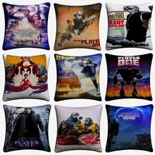 Klaar Speler Een Recreëren Movie Decoratieve Linnen Kussenhoes Voor Sofa Stoel 45x45 cm Sierkussen Geval Thuis decor Almofada(China)