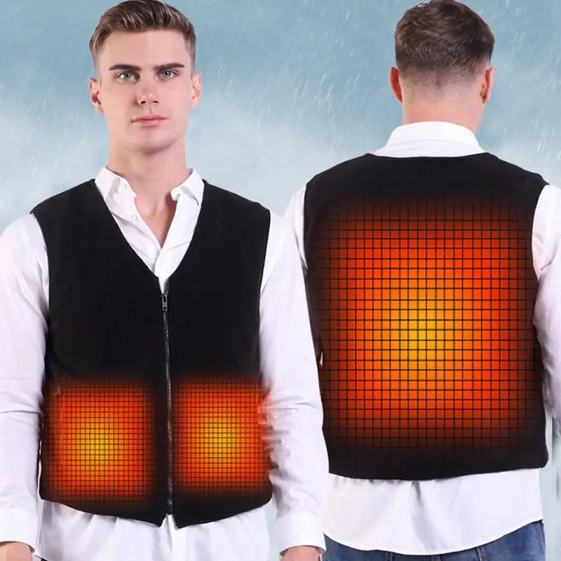 

Brand Clothes For Men USB Warm Vest, Intelligent Thermostat Vest, Electric Vest, Charging Heating Vest, Men's Heating Clothes