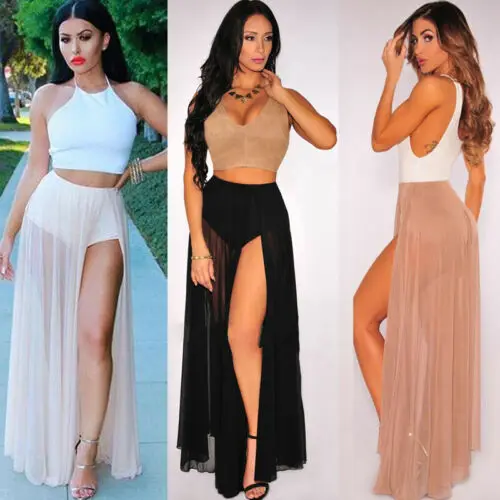 black maxi skirt cover up