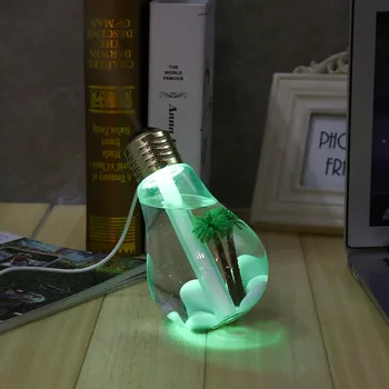 

7 Colors Night Light Colorful Bulb Humidifier Air Diffuser Purifier Atomizer diffuser difusor de aroma mist maker fogger