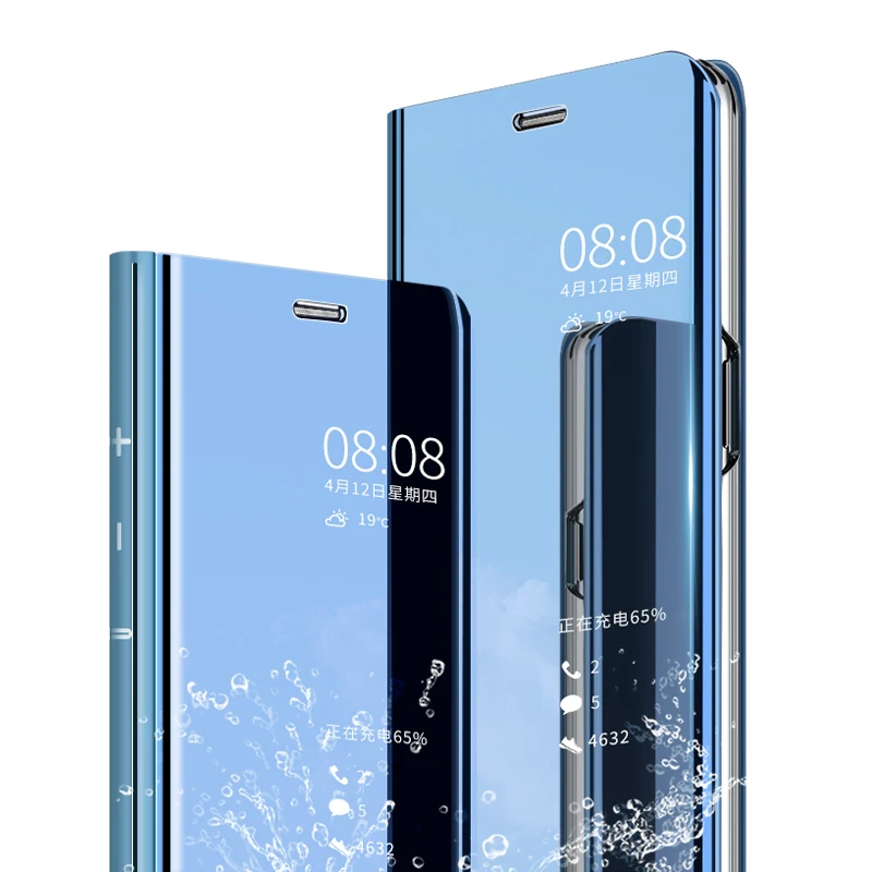 

For Huawei Mate 20 Pro case For Huawei Mate 20 Lite case smart cover 20X clear mirror view filp for huawei mate 20 Pro case 360
