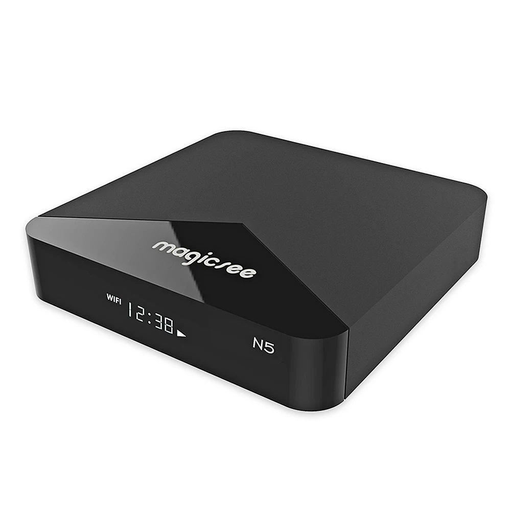 MAGICSEE N5 S905X 4 K HD ТВ Box Max 2 ГБ/16 ГБ Media Player четырехъядерный процессор ARM Cortex A53 для Smart