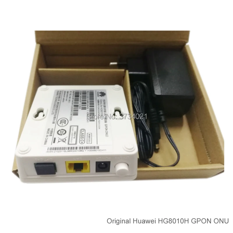 Huawei Echolife HG8010H GPON терминал ONT 1GE порт SC APC интерфейс Оптический FTTH GPON ONT модем с вилкой питания